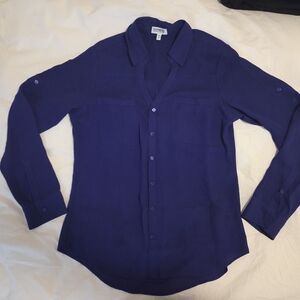 Express Portofino Button-Up Blouse